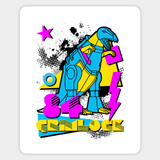 RETRO 80S GRIMLOCK - Transformers gen 1 Sticker